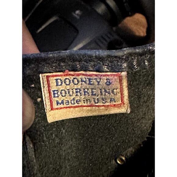 Vintage 80's Dooney & Bourke All Weather Leather Double Handle Handbag - Picture 7 of 10